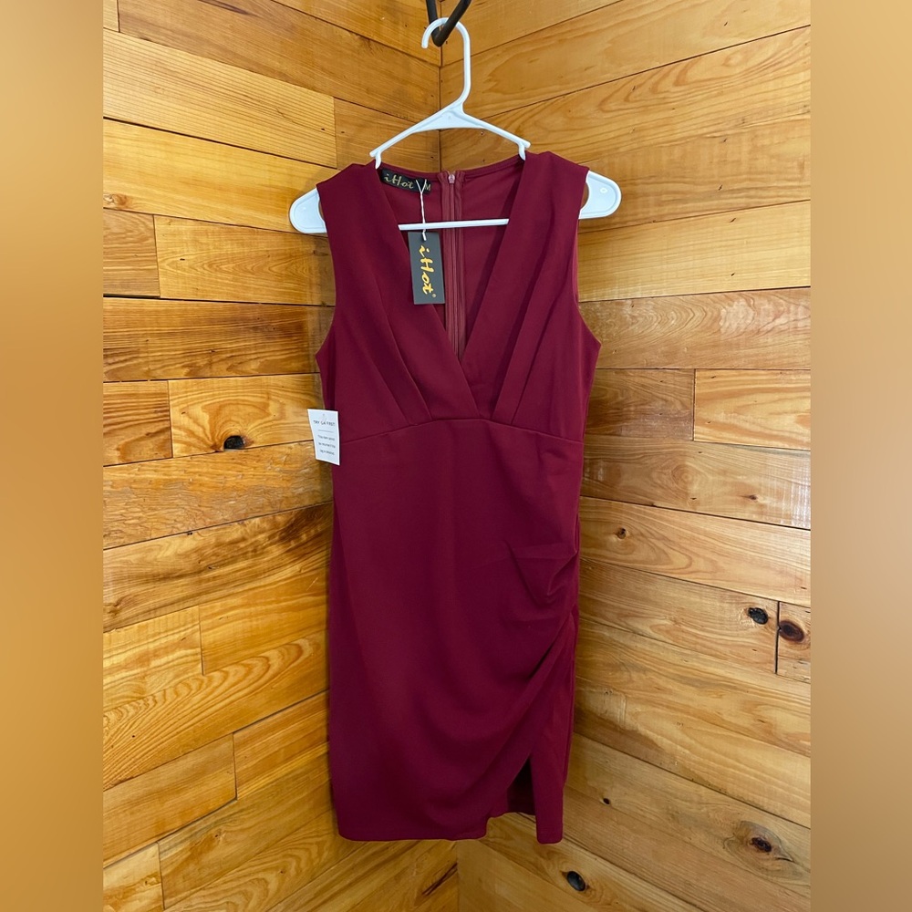 Maroon Cocktail Dress